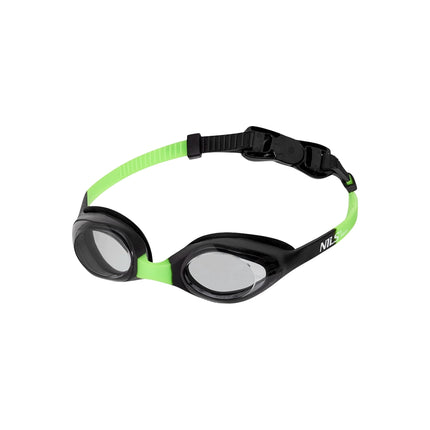 Lunettes de natation pour enfants, noires/vertes, verres antibuée