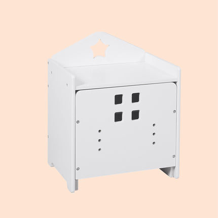 Ensemble table et chaises pour enfants avec surface tableau noir
