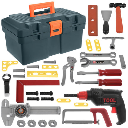 Coffret d'outils pour enfants avec 32 pièces et mallette de transport