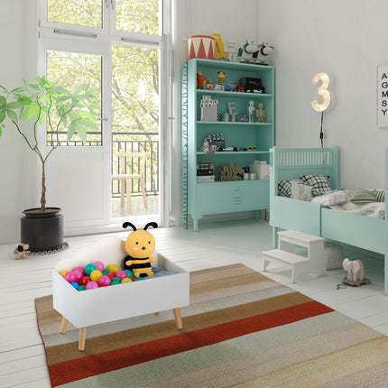 Kinderspielzeugkiste – Wolken-Design, geräumig und leicht zugänglich