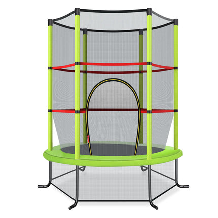 Trampoline pour enfants avec filet de sécurité, 165 cm, capacité de charge 135 kg
