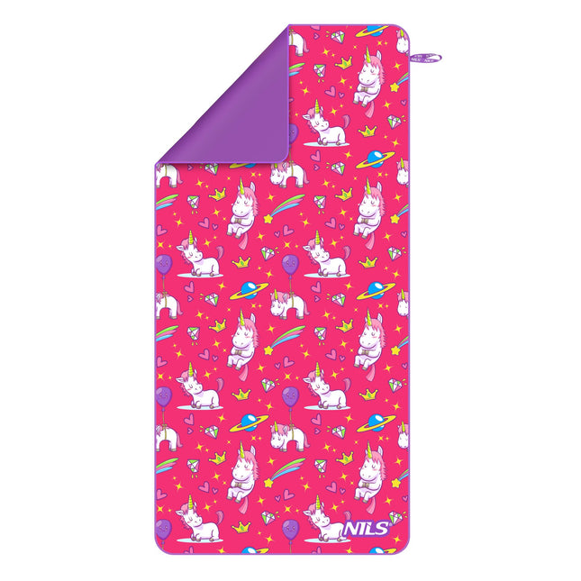 Serviette en microfibre licorne pour enfants, 160 x 80 cm, séchage rapide
