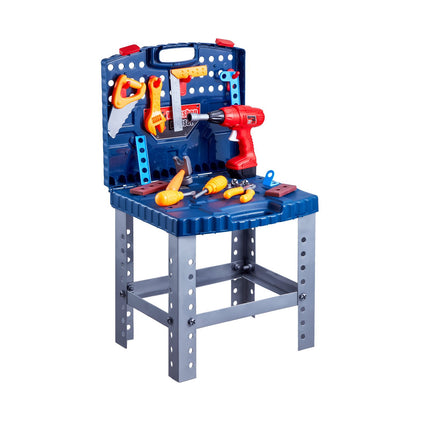 Kids Workbench Set, 56 Pieces, Electric Drill, Age 3+