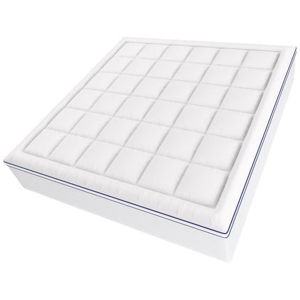 King Mattress Topper, 4 Inch Gel Memory Foam, With Skirt