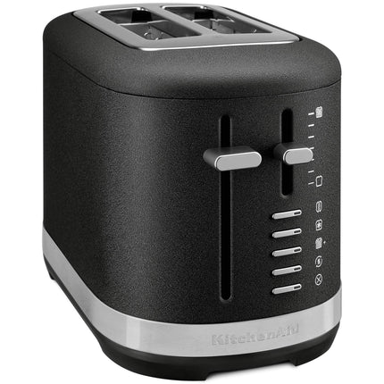 Grille-pain KitchenAid 2 tranches avec levier de levage manuel, en fonte noire