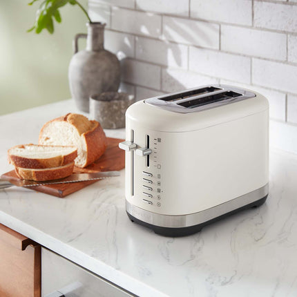 KitchenAid Ganzmetall-Toaster für 2 Scheiben mit 7 Einstellungen, Porzellan