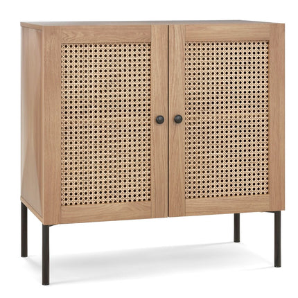 Küchenbuffetschrank, Rohrtüren, verstellbares Regal 80 cm
