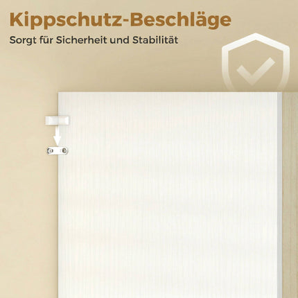 Küchenschrank mit verstellbaren Einlegeböden, 170 cm, Naturholz