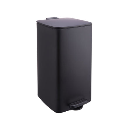 Poubelle de cuisine à pédale, 30 L, couvercle à fermeture douce