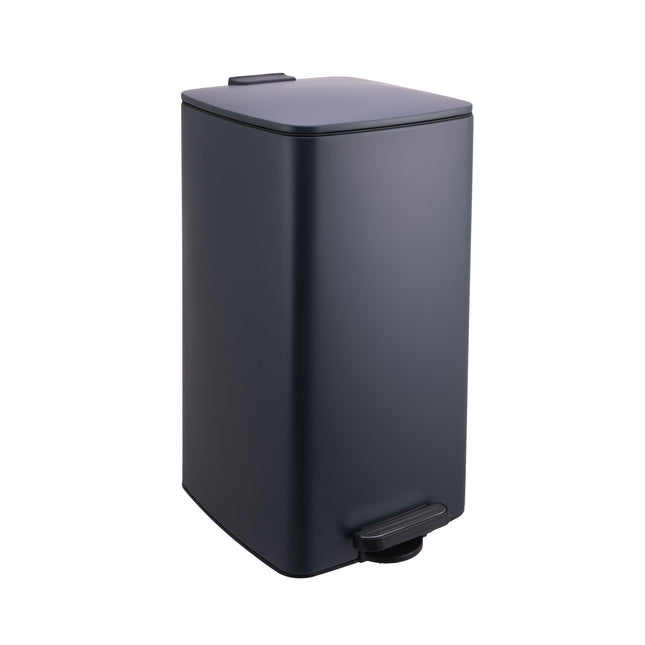 Poubelle de cuisine à pédale 30 L avec couvercle à fermeture douce