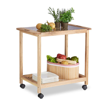 Chariot de cuisine sur roulettes