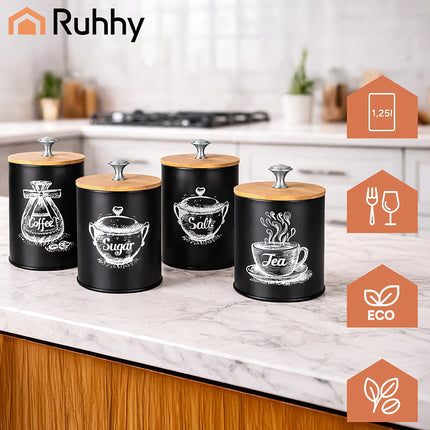 Récipients de cuisine - 4 pcs Ruhhy 24578