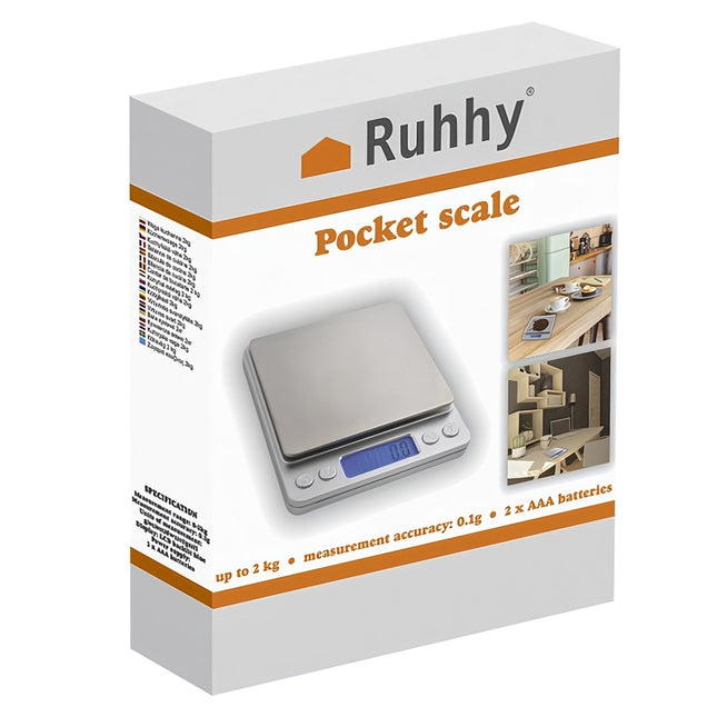 Kitchen scale 2kg Ruhhy 24210