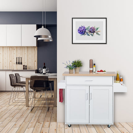 Desserte de cuisine avec plan de travail