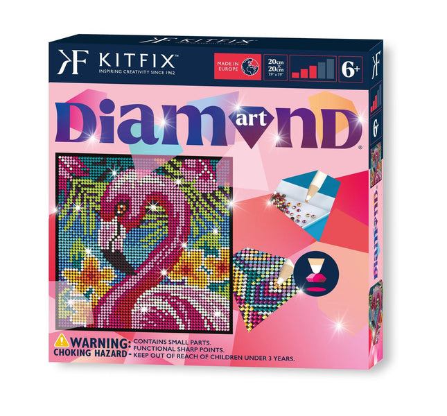 Kitfix Kit DIY Diamant Art Flamant Rose