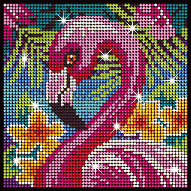 Kitfix Kit DIY Diamant Art Flamant Rose