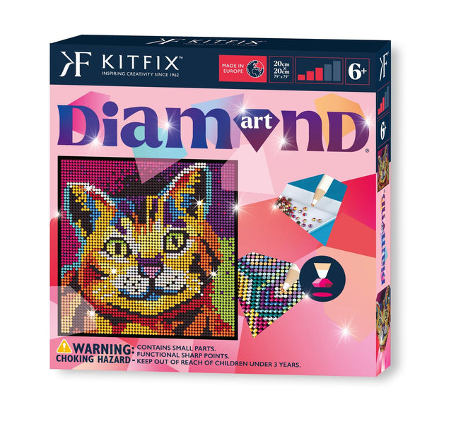 Kitfix Kit DIY Diamant Art Chaton