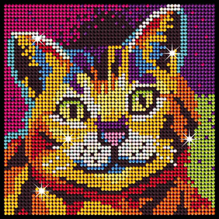 Kitfix Kit DIY Diamant Art Chaton