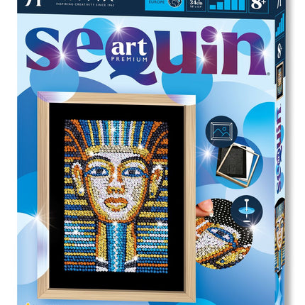 Kitfix Kit DIY Paillettes Art Bleu Premium Toutankhamon