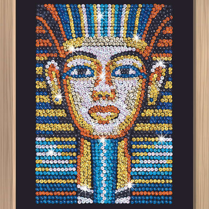 Kitfix Kit DIY Paillettes Art Bleu Premium Toutankhamon