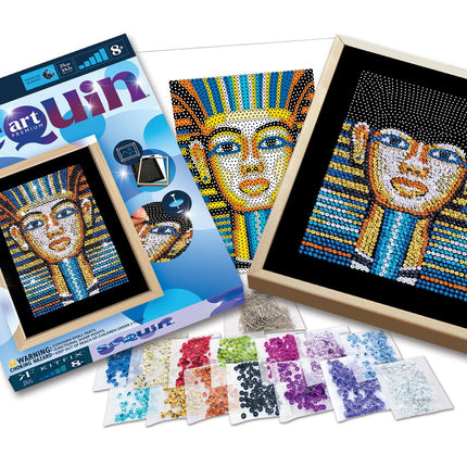 Kitfix Kit DIY Paillettes Art Bleu Premium Toutankhamon