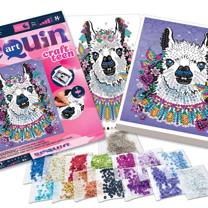 Kitfix Kit de bricolage à paillettes Art Craft Teen Lama