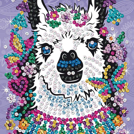 Kitfix Kit de bricolage à paillettes Art Craft Teen Lama