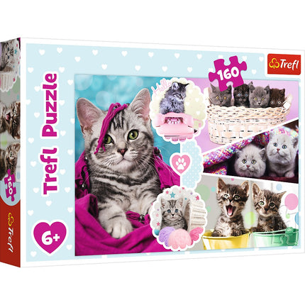Puzzle Chatons, 160 pièces, amusant pour tous les âges