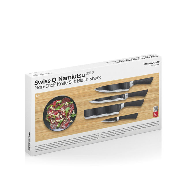 Messerset Black Shark Swiss·Q Namiutsu InnovaGoods 4-teilig