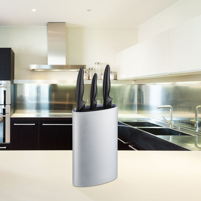 Knife block oval