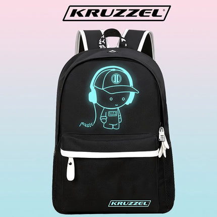 Kruzzel 19374 USB-Leuchtrucksack 