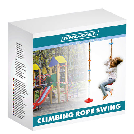 Kruzzel 25367 Balançoire d'escalade sur corde