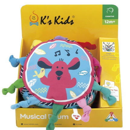 Kskids Jouet d'activité Tambour Musical Doux