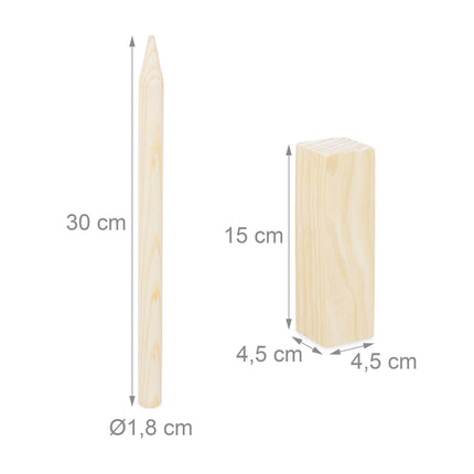 Wikinger-Kubb-Spiel