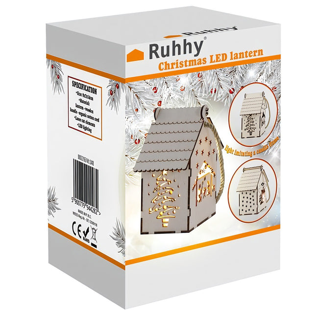 Lanterne de l'Avent LED Ruhhy 22163