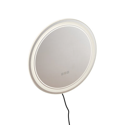 LED Bathroom Mirror 60 cm Round, Anti-Fog, Dimmable