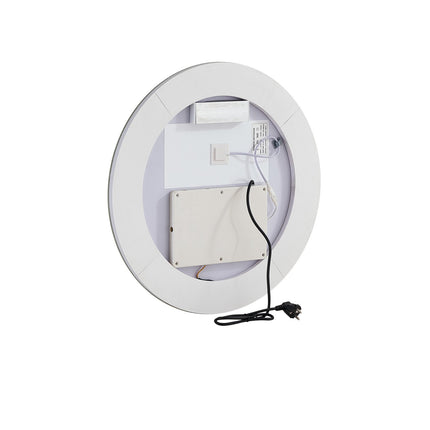 LED Bathroom Mirror 60 cm Round, Anti-Fog, Dimmable