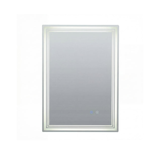 LED Badezimmerspiegel, Antibeschlag, Memoryfunktion, 70x50 cm
