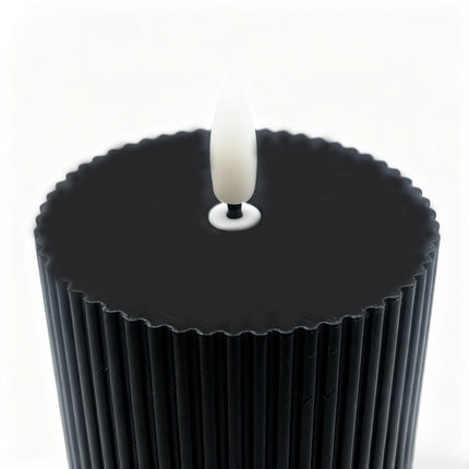LED Kerzen 4er-Set, Echtwachs, 18cm