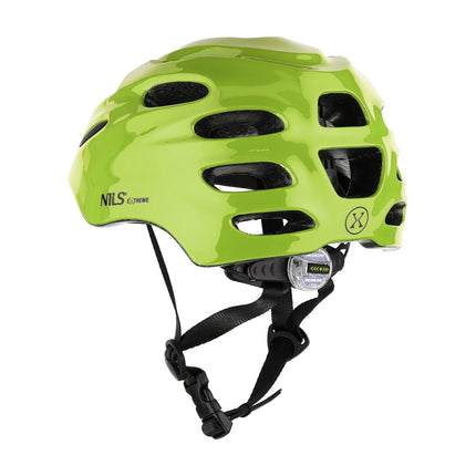 LED Green Helmet, Size XS (49-55 cm)