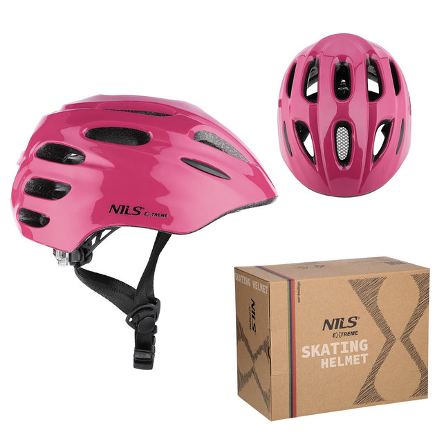 Casque LED, rose, XXS (48-54 cm)