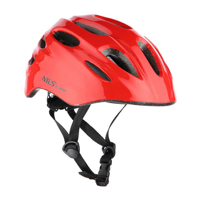 Casque LED, rouge, XS (49-55 cm)