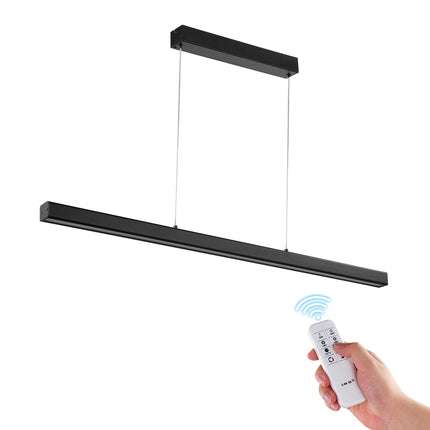 LED Linear Pendant Light 20W 119.4 cm, Remote Dimmable