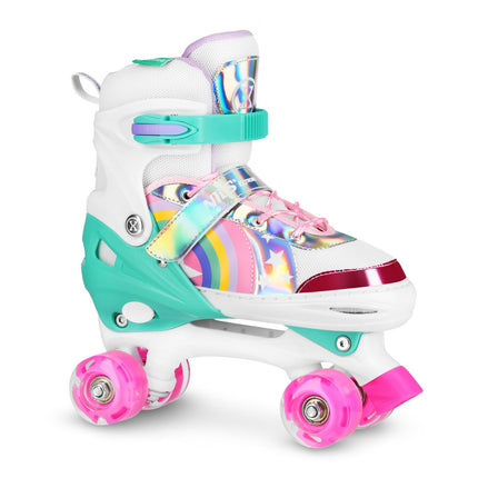 Patins à roulettes LED, arc-en-ciel, taille M (35-38)