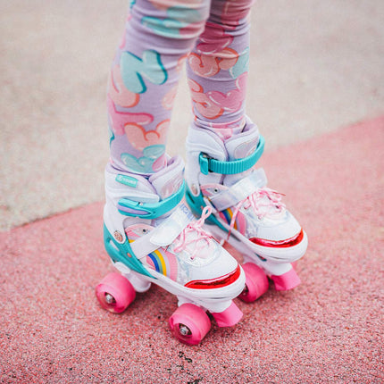 Patins à roulettes LED, arc-en-ciel, taille M (35-38)