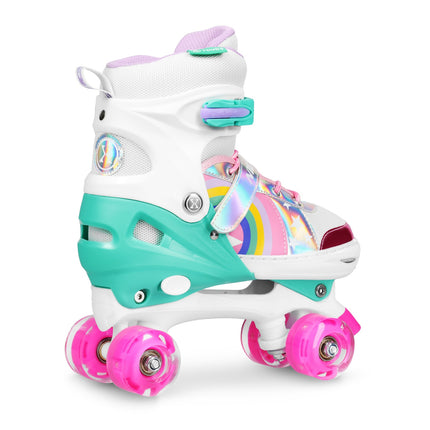 Patins à roulettes LED, arc-en-ciel, taille M (35-38)