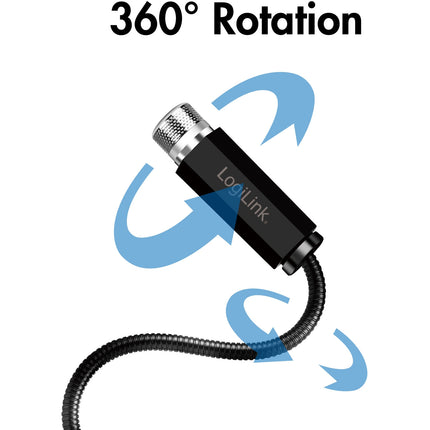 LED Starlight 6 Lichtmuster USB-A