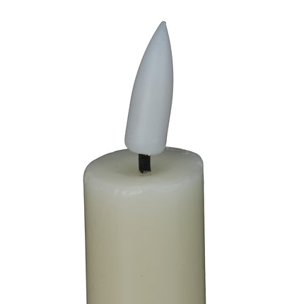 Bougies coniques à LED, sans flamme, télécommande et minuterie, lot de 6