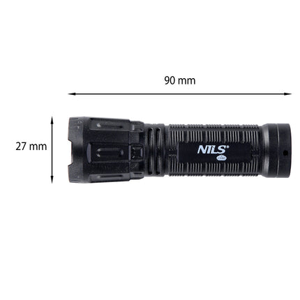Lampe torche LED, 180 lumens, design compact