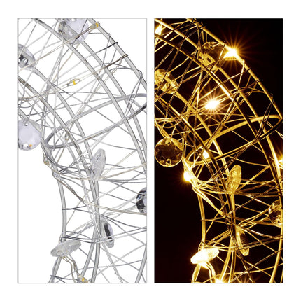Couronne lumineuse LED, 25 cm - Blanc chaud, usage intérieur